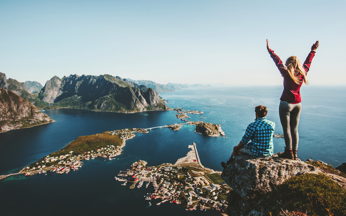 Wanderung in den Lofoten