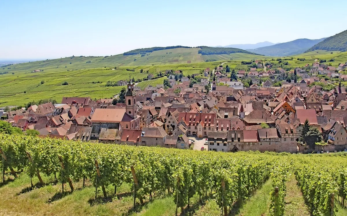 Landschaft im Elsass 