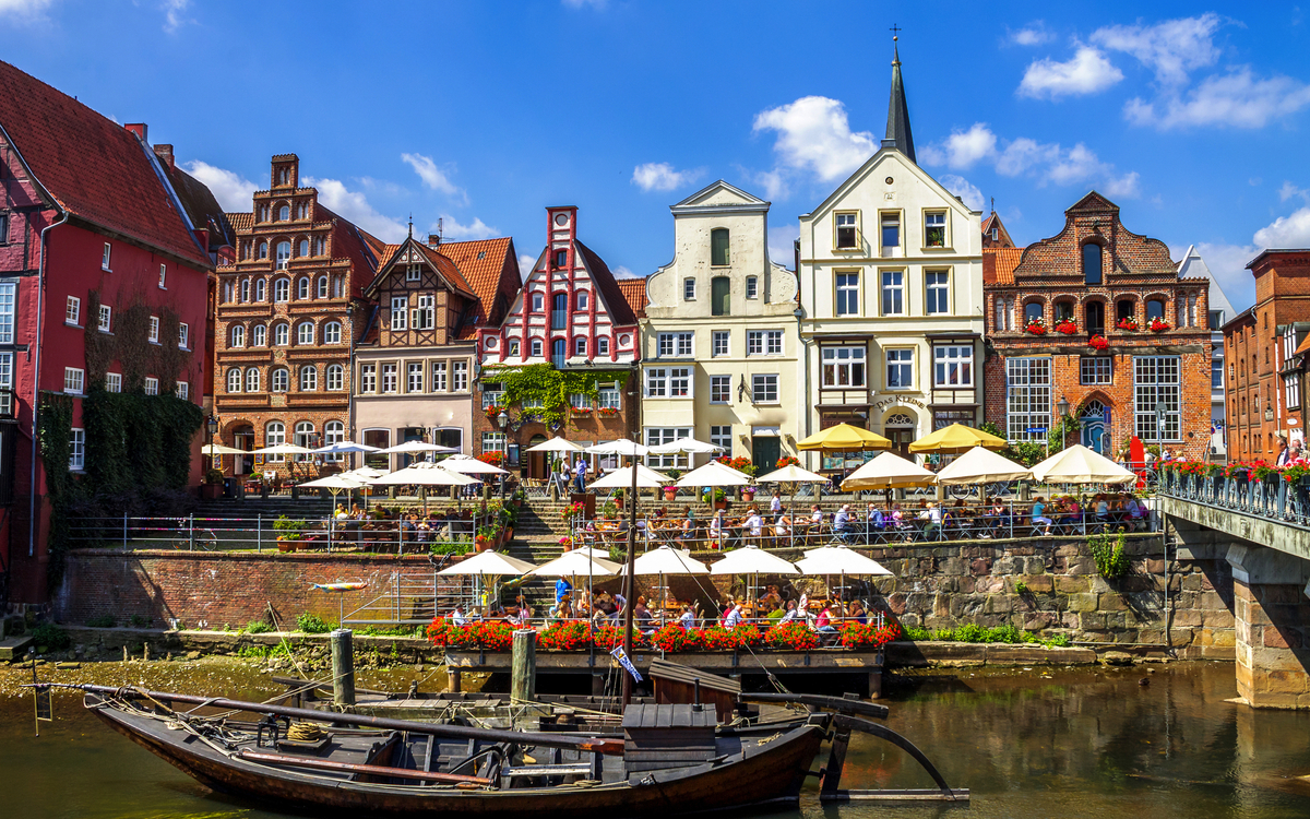 Stintmarkt am Lüneburger Hafen