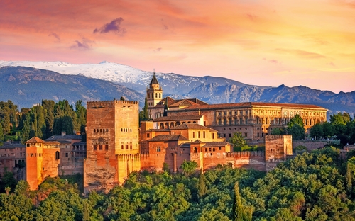 Alhambra in Granada, Spanien