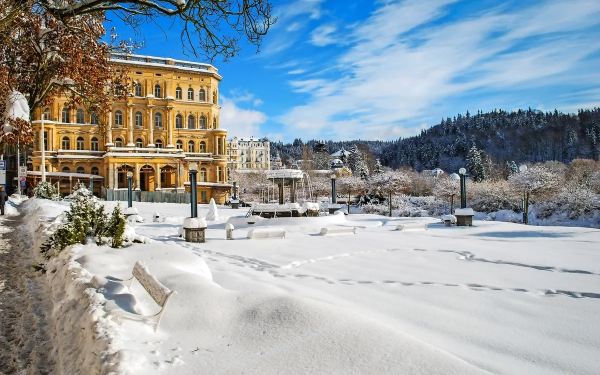 Marienbad im Winter