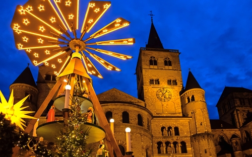 Weihnachtsmarkt in Trier, Deutschland
