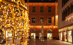 Weihnachtsbeleuchtung in Meran