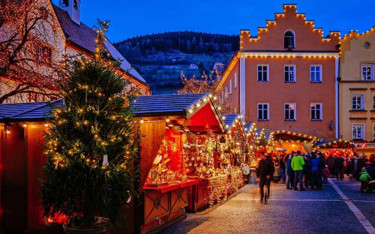 Weihnachtsmarkt, Sterzing, Bozen, Trentino Alt Adige, Italien