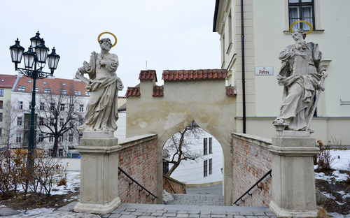 Heiligenfiguren in Brünn