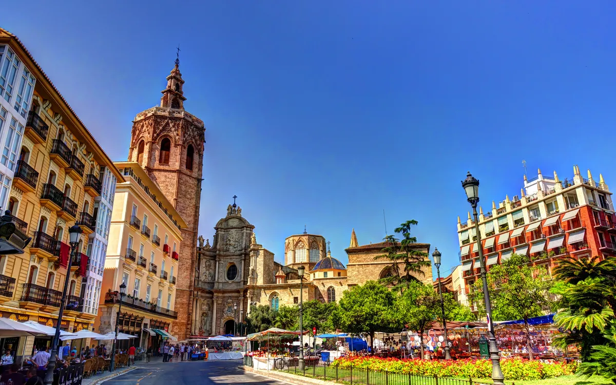 Plaça de la Reina in Valencia