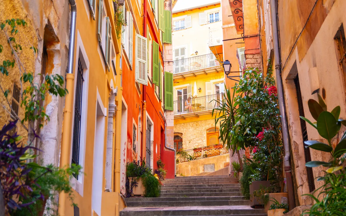 Nizza an der französischen Riviera