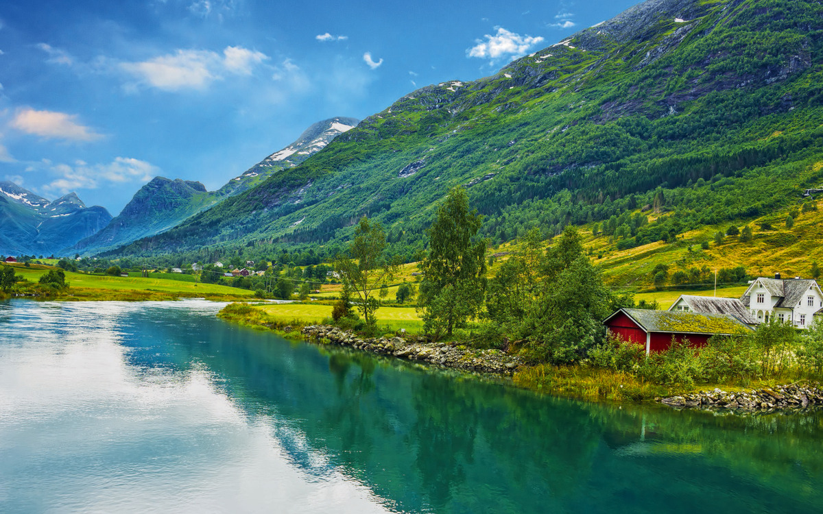ländliche Idylle in Norwegen